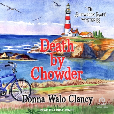 Death by Chowder – omslag til lydbogen af Donna Walo Clancy
