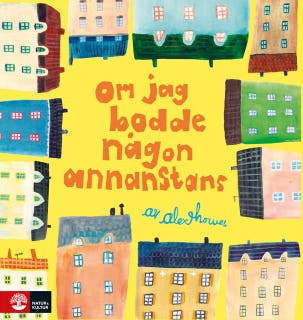 Om jag bodde någon annanstans – omslag till ljudboken av Alex Howes