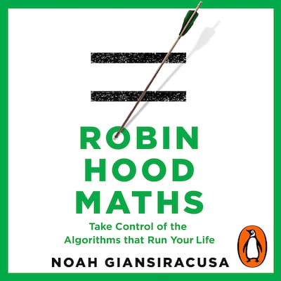 Robin Hood Maths – omslag til lydbogen af Noah Giansiracusa