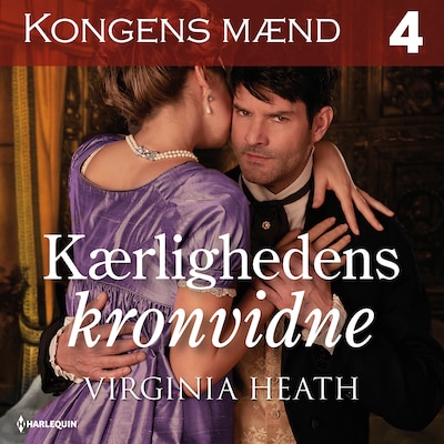 Kærlighedens kronvidne – omslag til lydbogen af Virginia Heath