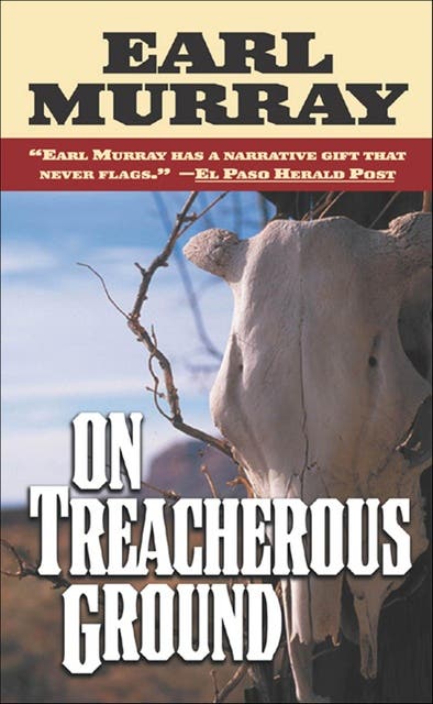 On Treacherous Ground – omslag til lydbogen af Earl Murray