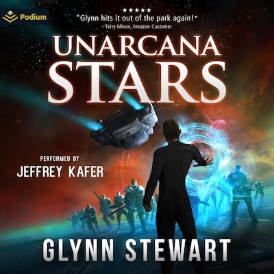 UnArcana Stars – omslag til lydbogen af Glynn Stewart
