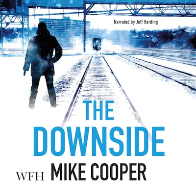 The Downside – omslag til lydbogen af Mike Cooper