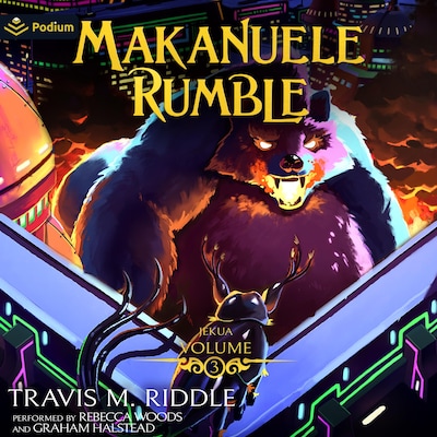 Makanuele Rumble – omslag til lydbogen af Travis M. Riddle