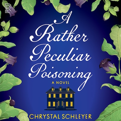 A Rather Peculiar Poisoning – omslag til lydbogen af Chrystal Schleyer