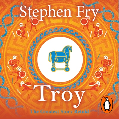 Troy – omslag til lydbogen af Stephen Fry