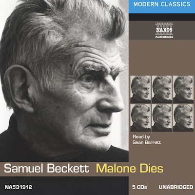 Malone Dies – omslag til lydbogen af Samuel Beckett