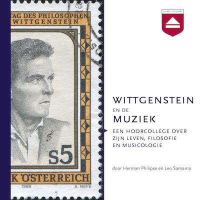 Wittgenstein en de muziek – omslag van het luisterboek van Herman Philipse, Leo Samama