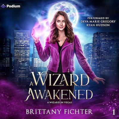 A Wizard Awakened – omslag til lydbogen af Brittany Fichter