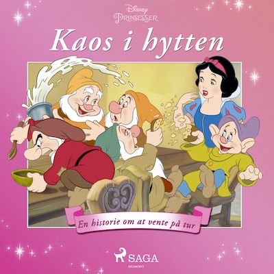 Snehvide - Kaos i hytten - En historie om at vente på tur – omslag til lydbogen af Disney