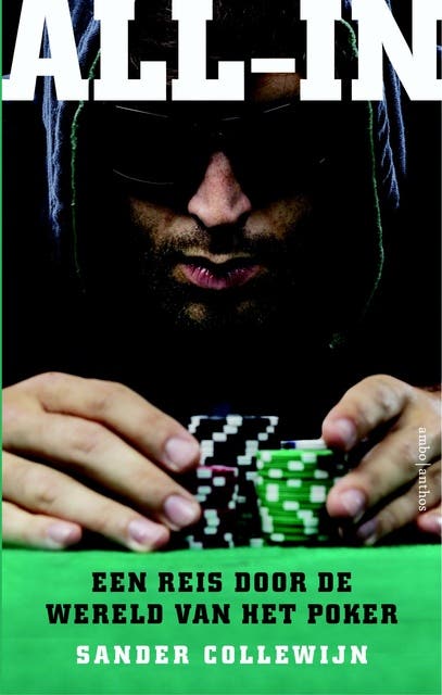 All-in: een reis door de wereld van het poker – omslag van het luisterboek van Sander Collewijn