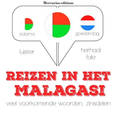 Reizen in het Malagasi – omslag van het luisterboek van JM Gardner