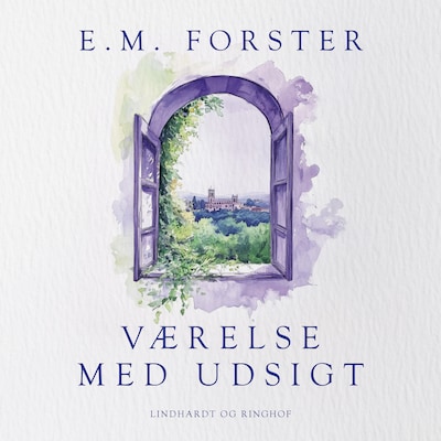 Værelse med udsigt – omslag til lydbogen af E.M. Forster