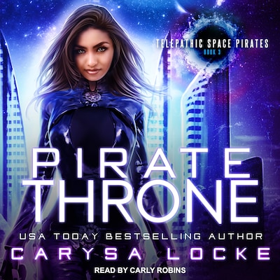 Pirate Throne – omslag til lydbogen af Carysa Locke