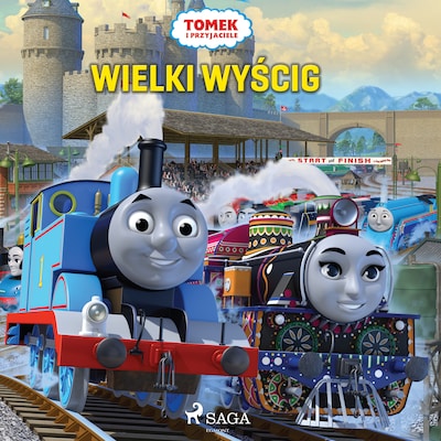 Tomek i przyjaciele - Wielki wyścig – okładka audiobooka, autor Mattel