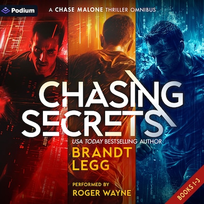 Chasing Secrets: A Chase Malone Thriller Omnibus – omslag til lydbogen af Brandt Legg