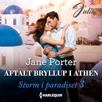 Aftalt bryllup i Athen – omslag til lydbogen af Jane Porter