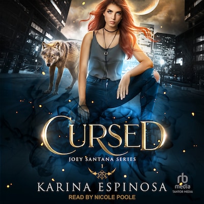 Cursed – omslag til lydbogen af Karina Espinosa