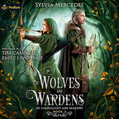 Of Wolves and Wardens – omslag til lydbogen af Sylvia Mercedes