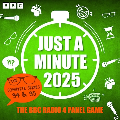 Just a Minute 2025: The Complete Series 94 & 95 – omslag til lydbogen af BBC Radio Comedy