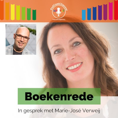 In gesprek met Marie-José Verweij – omslag van het luisterboek van Marc de Groot, Marie-José Verweij