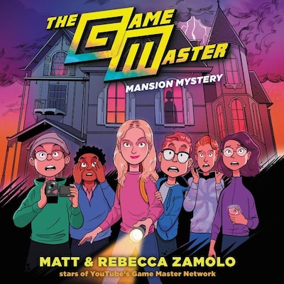 The Game Master: Mansion Mystery – omslag til lydbogen af Rebecca Zamolo, Matt Slays