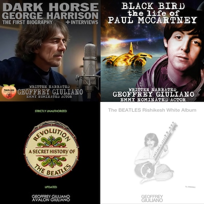Dark Horse  Black Bird  Revolution  Rishikesh White Album – omslag til lydbogen af Geoffrey Giuliano