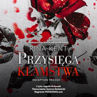 Przysięga kłamstwa – okładka audiobooka, autor Rina Kent