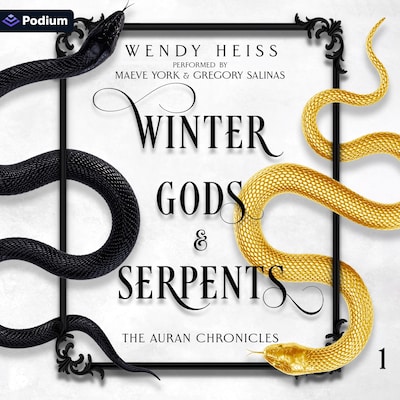 Winter Gods & Serpents – omslag til lydbogen af Wendy Heiss