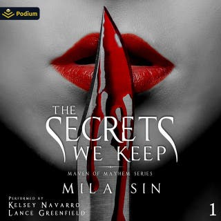 The Secrets We Keep: Maven of Mayhem, Book 1 – omslag till ljudboken av Mila Sin