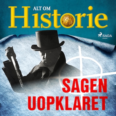 Sagen uopklaret – omslag til lydbogen af Alt Om Historie