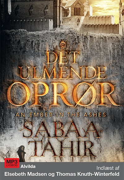 Det ulmende oprør – omslag til lydbogen af Sabaa Tahir