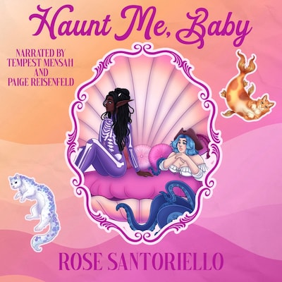 Haunt Me, Baby – omslag til lydbogen af Rose Santoriello