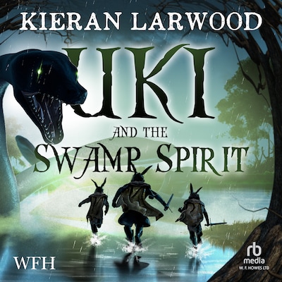 Uki and the Swamp Spirit – omslag til lydbogen af Kieran Larwood