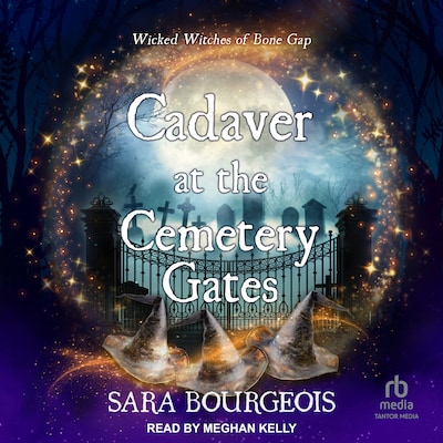Cadaver at the Cemetery Gates – omslag til lydbogen af Sara Bourgeois