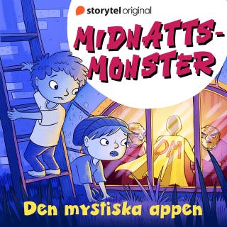 Midnattsmonster: Den mystiska appen – omslag till ljudboken av Mikko Kalajoki