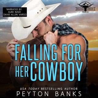 Falling for Her Cowboy – omslag till ljudboken av Peyton Banks