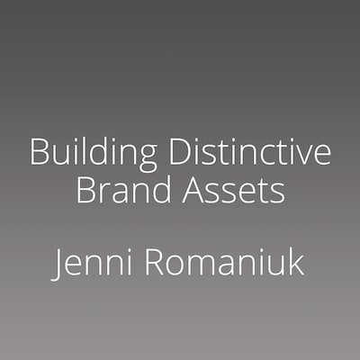Building Distinctive Brand Assets – omslag til lydbogen af Jenni Romaniuk