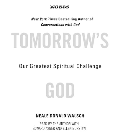 Tomorrow's God – omslag til lydbogen af Neale Donald Walsch
