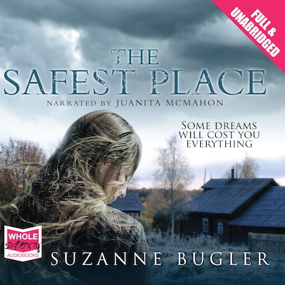 The Safest Place – omslag til lydbogen af Suzanne Bugler