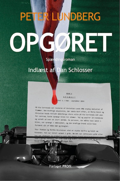 OPGØRET – omslag til lydbogen af Peter Lundberg