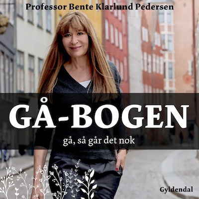 Gå-bogen – omslag til lydbogen af Bente Klarlund Pedersen