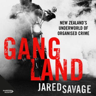 Gangland – omslag till ljudboken av Jared Savage