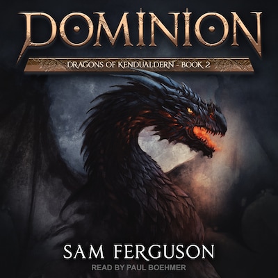 Dominion – omslag til lydbogen af Sam Ferguson