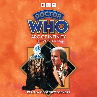Doctor Who: Arc of Infinity – omslag til lydbogen af Terrance Dicks