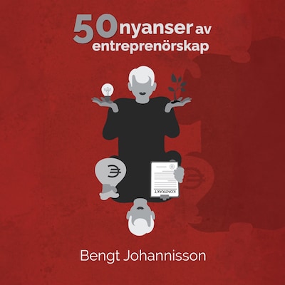 50 nyanser av entreprenörskap – omslag till ljudboken av Bengt Johannisson