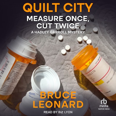 Quilt City: Measure Once, Cut Twice – omslag til lydbogen af Bruce Leonard