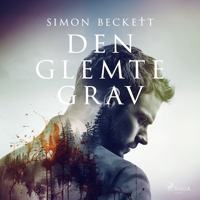 Den glemte grav – omslag til lydbogen af Simon Beckett