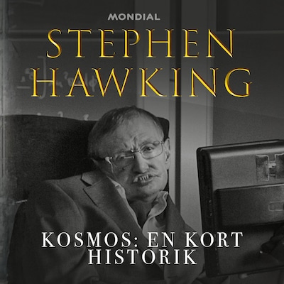 Kosmos : En kort historik – omslag till ljudboken av Stephen Hawking