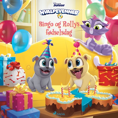 Hvalpevenner - Bingo og Rollys fødselsdag – omslag til lydbogen af Disney